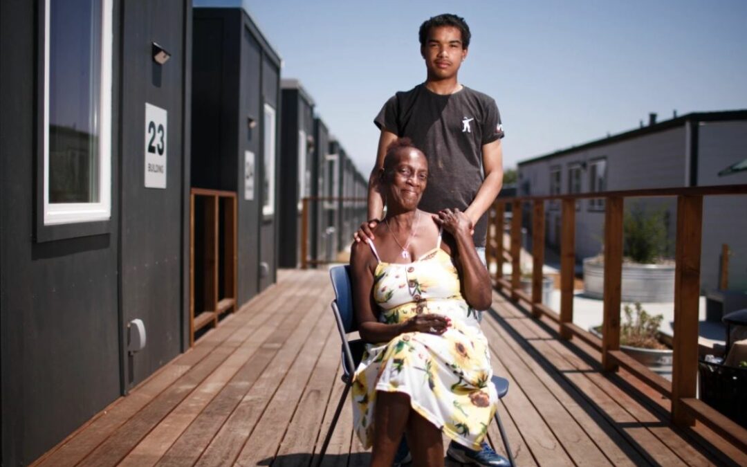 Unhoused San Jose families find new home in community of recycled shipping containers