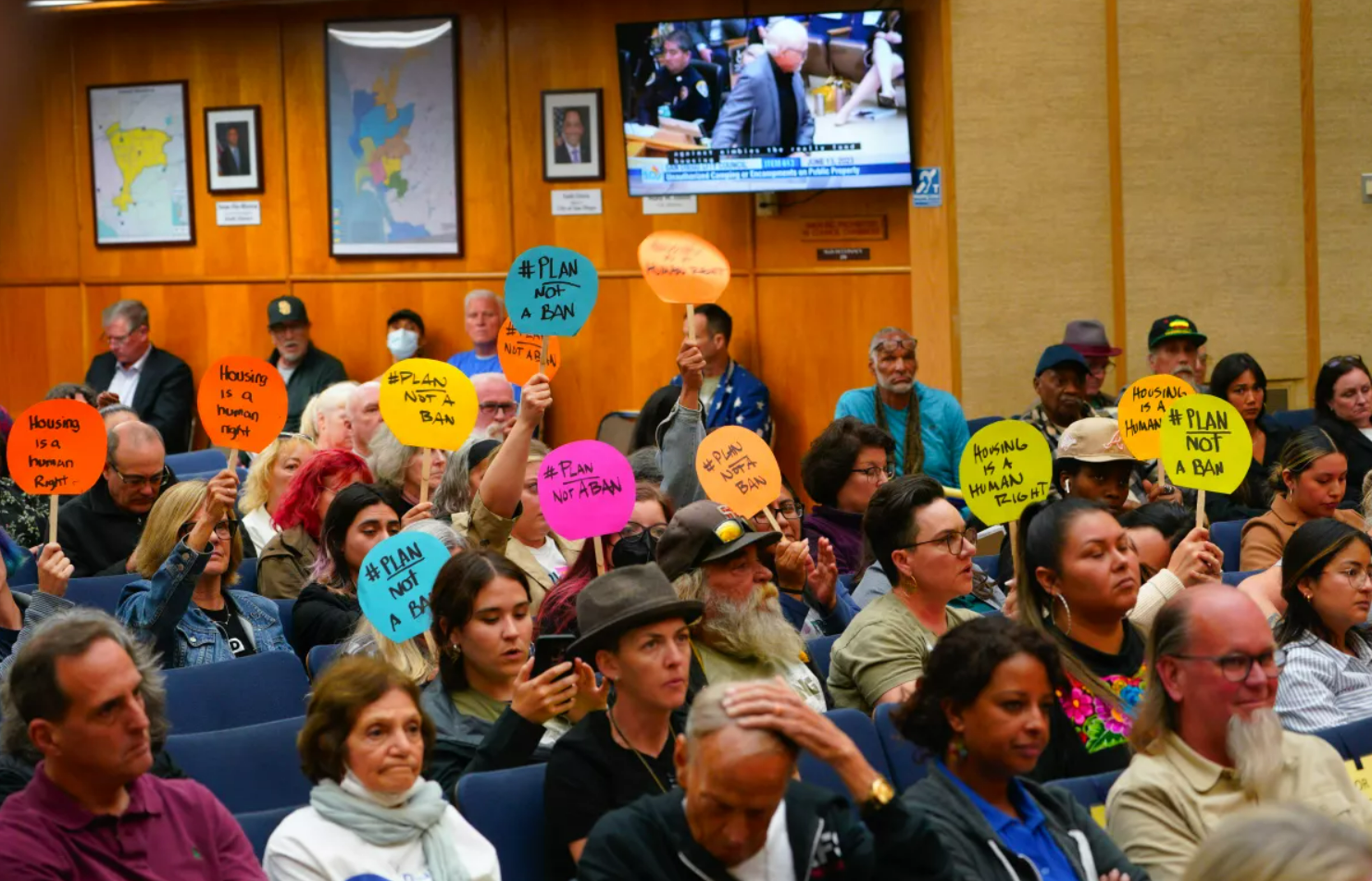Divided San Diego City Council passes homeless camping ban