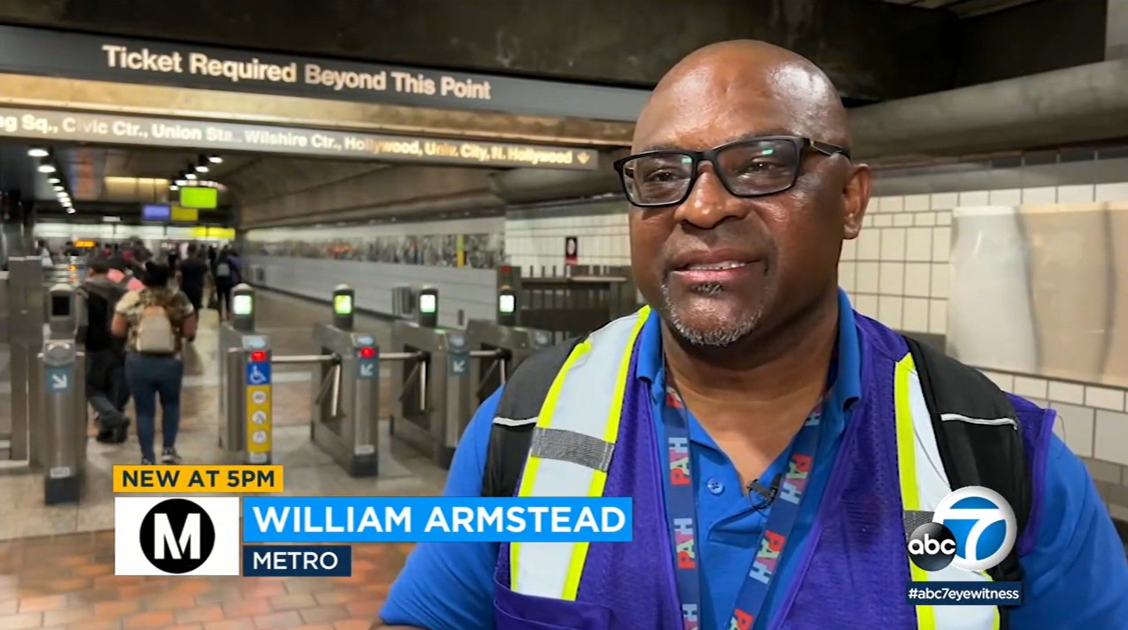 Outreach team deployed to help people on LA’s Metro transportation system