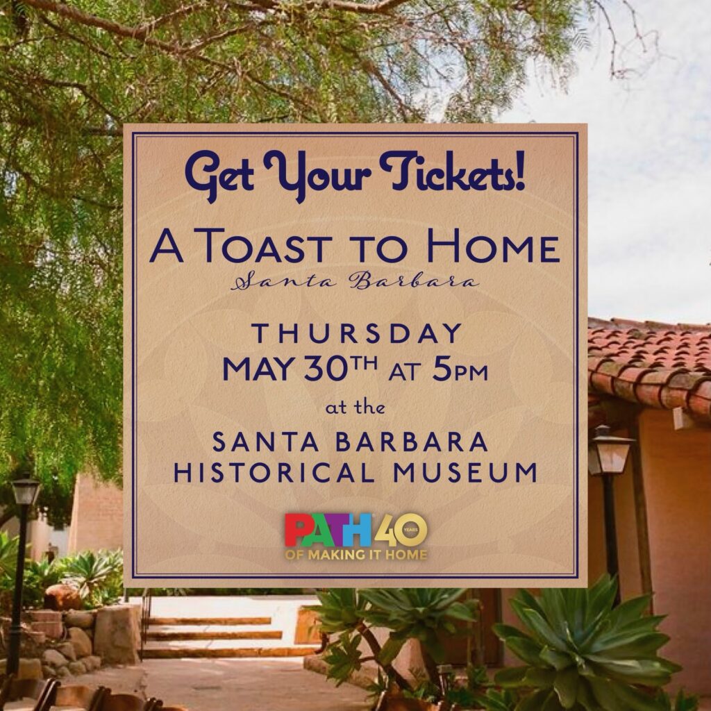 A Toast to Home graphic inviting people to an event on Thursday May 30th at 5pm 